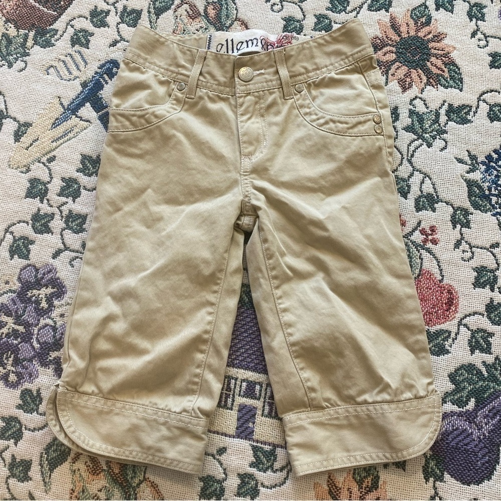 3/$15 SALE Ellemenno‎ Girls Khaki Pants Size 6
